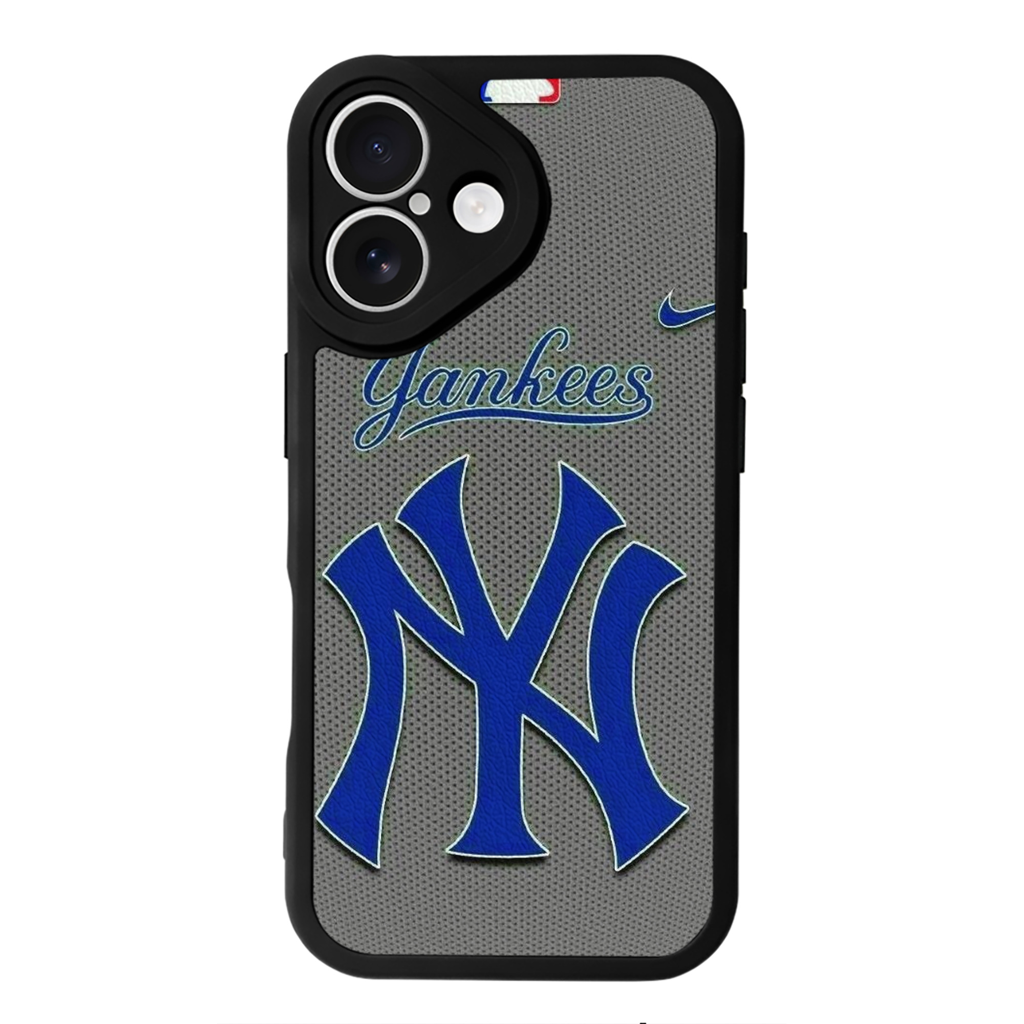 New York Yankees 180 IPhone 16 Silicone Leather Case – UV Print, Lambskin Texture – Perfect Fit, Wireless Charging Compatible, Scratch Resistant, Precise Cutouts – Stylish Protection For IPhone 16